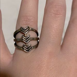 Silver fashion ring
